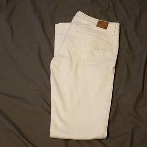 American eagle, white skinny jeans